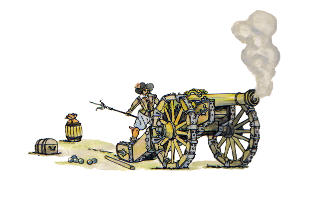 Artillerie. Mit freundlicher Unterstützung von Michael Riedel. Bilder aus "Ars bella Gerendi"