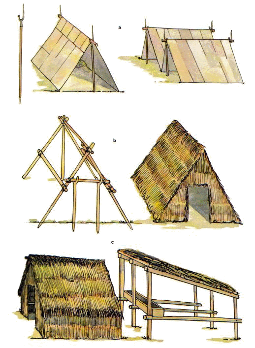 Einfache Behausungen der Sldner. Mit freundlicher Untersttzung von Michael Riedel. Bilder aus "Ars bella Gerendi"